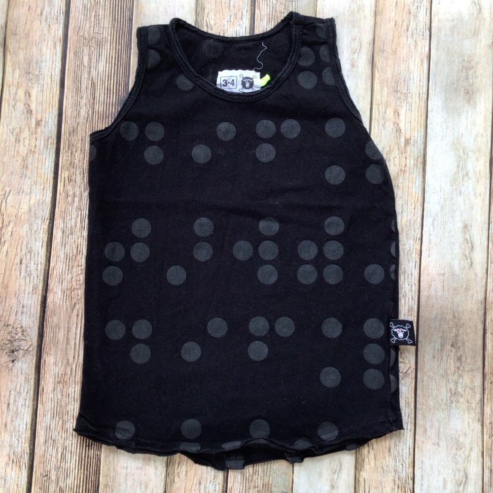 Nununu Braille Black Dot Tank Top